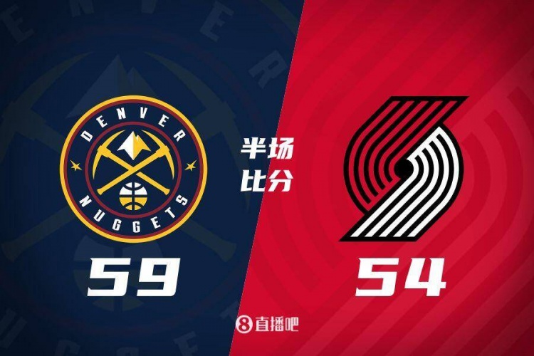 半場(chǎng)戰(zhàn)報(bào)：威少15分2板2助2斷 戈登13分 掘金領(lǐng)先開(kāi)拓者5分