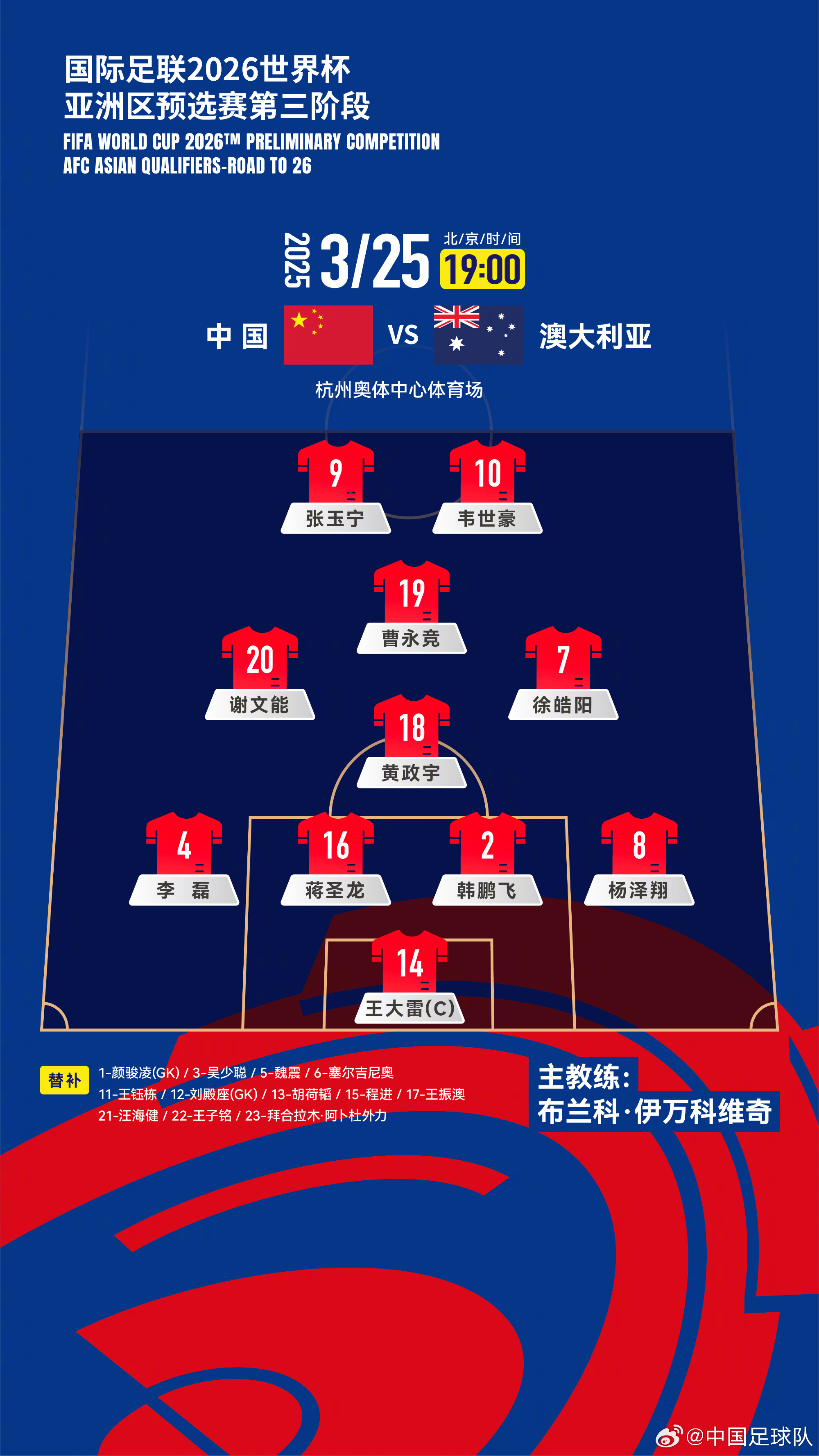 遭伊萬詬??！國足首發(fā)11人聯(lián)賽出場：僅4人鐵主力，楊澤翔0出場